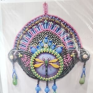 Beading Kit Periwinkle Paisley Dragonfly Lisa Binkley Ornament Ltd Edition 2013